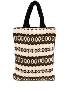 Жаккардовая сумка с узором Comme Des Garçons Shirt, нейтральный цвет