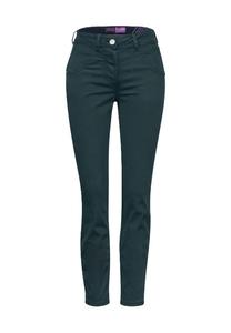 Брюки из ткани "Вики" с высокой талией и 5 карманами Cecil, зеленый