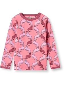 Småfolk Футболка с длинными рукавами "Эльстар" розового цвета