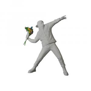 Фигурка Banksy Brandalism Flower Bomber, белый