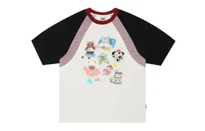 Футболка Unisex F426, цвет хизер серый и черный