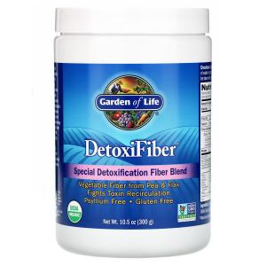 Garden of Life, DetoxiFiber, специальная смесь клетчатки для детоксикации, 300 г