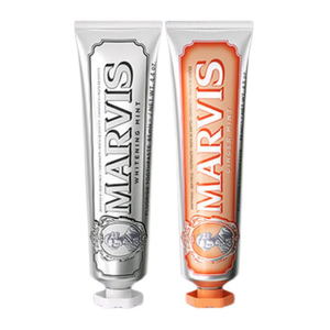 Классическая зубная паста Periodontal Care 85 мл*4 Marvis, two-piece set: bright white toothpastes 85ml+ginger toothpaste 85ml