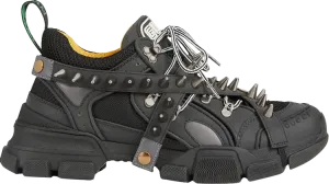 Кроссовки Gucci Flashtrek Removable Spikes Black, черный