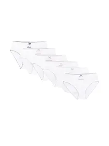 Комплект из семи трусов-брифов с вышивкой Bonpoint, белый