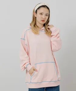 Худи с цветной строчкой (для взрослых) Chil2, цвет Pink