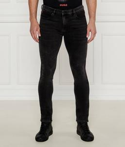 Джинсы мужские Hugo облегающего кроя, черный