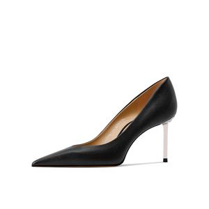 Туфли на тонком каблуке высотой 7,5 см, женские Shesrim, Black