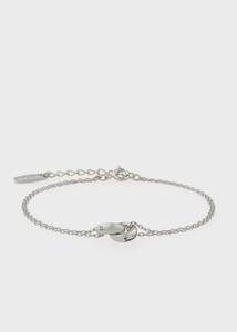 Женский браслет с мотивом «двойное кольцо»