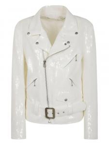 Байкерская куртка с пайетками Junya Watanabe, белый