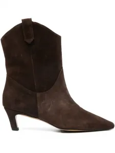 Замшевые ботильоны с заостренным носком Bibi Lou, коричневый