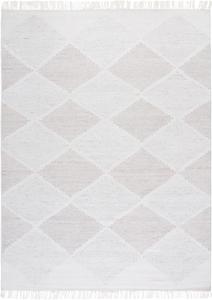 Ковер SAFAVIEH, 244 x 305 см, - коллекция Kilim - большой - светло-серый и бежевый, ручной работы, идеально для гостиной, спальни, столовой (KLM439F)