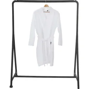 Женский халат MySense, идеален для сауны и спа, отельный халат, утренний халат Вафельная структура, с шалевым воротником и накладными карманами Done., белый