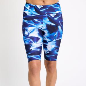 Женские длинные велосипедные шорты для плавания с высокой талией Calypsa, цвет navy wave