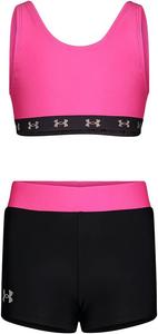 Комплект бикини для девочек Under Armour Girls из двух частей, Rebel Pink Logo