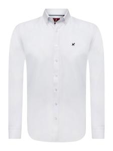 Рубашка на пуговицах классического кроя Williot, белый
