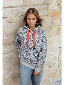 Толстовка с капюшоном Salzhaut, серый меланж