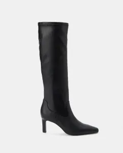 Женский ботинок на каблуке, с заостренным носком и эластичным каблуком Tintoretto, черный