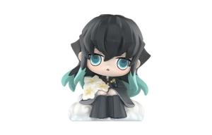 Фигурка Pop Mart Demon Slayer Kaimetsu no Yaiba Birth Flower Tokito Muichiro (упаковано в пакет), черный