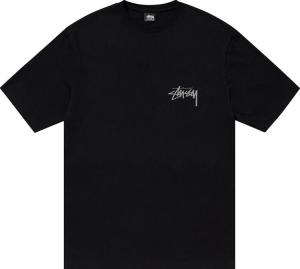 Футболка Stussy Landin Tee 'Black', черный