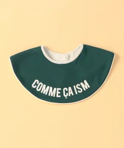 Круглый нагрудник «Цвета Японии» Comme Ca Ism, цвет Indigo Pine Brown (Green)