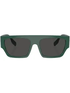 Солнцезащитные очки Micah в квадратной оправе Burberry Eyewear, зеленый