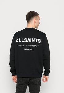 Толстовка UNDERGROUND CREW AllSaints, угольно-черный