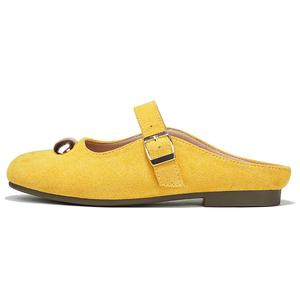 Сандалии с закрытым носком женские OMS, Yellow