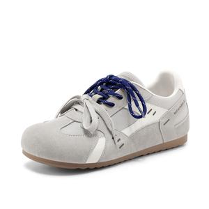 ST&SAT Женские легкие устойчивые к истиранию низкие кеды на платформе светло-серые, цвет Light Gray