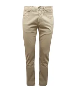 Окрашенные брюки, модель с пятью карманами. Fred Perry, бежевый