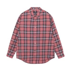 Рубашка Stussy Beach Plaid Shirt, Red