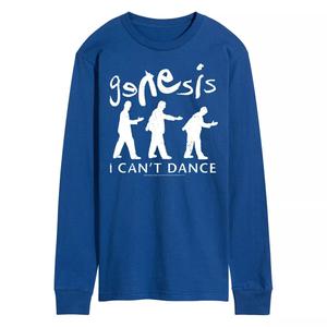 Мужская футболка Genesis I Can't Dance с длинными рукавами Licensed Character