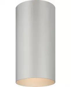 1-Ламповый потолочный светильник с цилиндрическим креплением Volume Lighting, gray