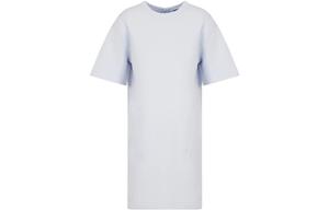 EMPORIO ARMANI Женские платья с коротким рукавом светло-голубой