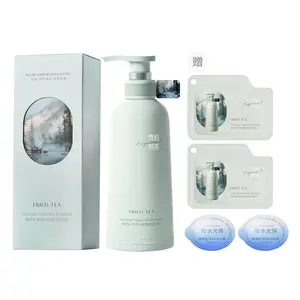 Шампунь и кондиционер против перхоти для контроля жирности и объема волос, 500мл/500мл*2 VETES, [Dandruff Treatment Itch Relief]Snow 500ml