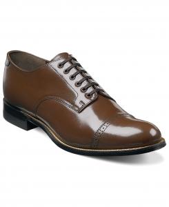 Мужские кроссовки madison cap toe oxford Stacy Adams, коричневый