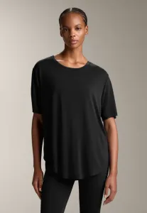 Базовая футболка из модала Oysho, Black