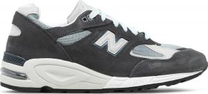 Кроссовки New Balance Kith x 990v2 Made in USA 'Steel Blue', серый