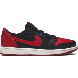 Кроссовки Air Jordan 1 Retro Low OG Bred, черный