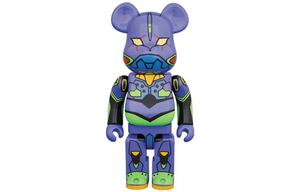 Виниловая фигурка Be@rbrick Evangelion First Machine Purple Multicolor, 70 см