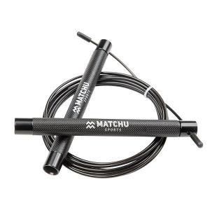 Скоростная скакалка - Скоростная скакалка - Скакалка - Скоростная скакалка - Взрослые MATCHU SPORTS, черный