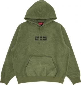 Толстовка Supreme Inside Out Box Logo Hooded Sweatshirt 'Light Olive', зеленый