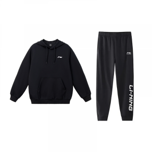 Li-Ning Casual Sportswear Unisex Black+Black