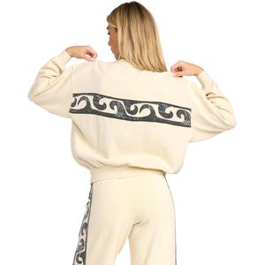 Женская толстовка Sun Wave Livin Kendal с круглым вырезом Billabong, Whitecap