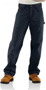 Carhartt мужские FR свободные прямые брюки Canvas, Dark Navy