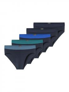 Schiesser Трусы-слипы Rio из органического хлопка (95/5) темно-синего цвета