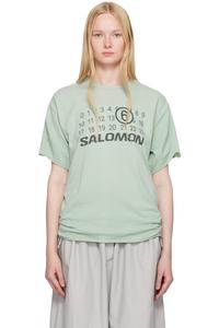 Футболка Salomon Edition бесшовная спортивная Mm6 Maison Margiela, синий