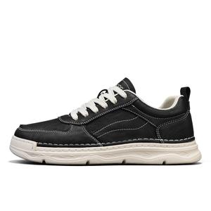 YEARCON Мужские низкие кэжуал кеды черные, цвет Black