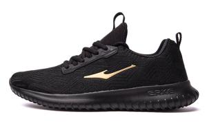 Дышащие мужские кроссовки для беля с низким берцем Erke, черные с золотом, Jet Black/King Gold