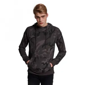 Худи Urban Classics High Neck Camo, серый